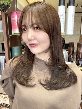 ヘアークルーズピース (hair cruise Piece) ワンカールレイヤー/ヘーゼルベージュ