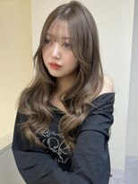 アイトーキョーエス 渋谷(AI TOKYO S)&nbsp;ブリーチなしダブルカラーヘーゼルベージュイルミナカラー渋谷