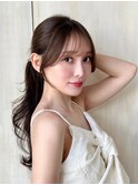 *20代30代40代◎小顔シースルー前髪顔まわりレイヤーおくれ毛