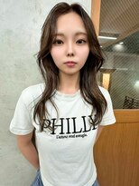 リアン(Lien)&nbsp;ブリーチなしダブルカラー/モカベージュ/ロングレイヤー