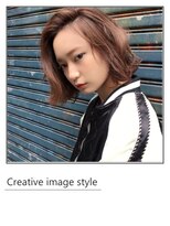 ヴェローグ シェ ブー(belog chez vous hair luxe) 【Creative image styel】立ち上げ前髪のルーズなウェットボブ