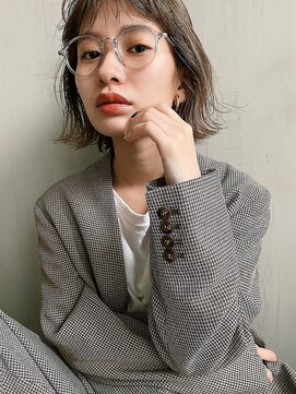 フィルムス 柏(FILMS) 暗めカラー/ショートボブ/マロンベージュ/くすみベージュ/柏