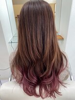 ヘアポジション 横手(HAIR Position) オシャレかわいい♪ピンクグラデーション