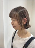 ミニボブ　外はね