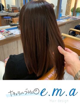 エマヘアデザイン(e.m.a Hair design) ナチュラルブラウン