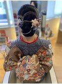 和装☆艶シニヨンスタイル