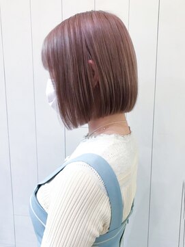 アイティーバイアルバム 藤沢店(IT by ALBUM) ベージュボブ_ホワイトアッシュエアリーミディ_ba321332