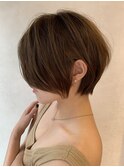 大人可愛いヘア/前髪長め大人美人ショート
