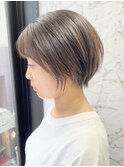 簡単スタイリング!可愛いショートヘア!