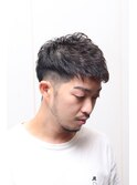 アイロンパーマ/メンズ/ツーブロック/刈り上げ/ショート/理容室