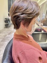 シェル 国分寺(shell)&nbsp;グレージュカラー/ボブウルフ/黒髪/ココアベージュ