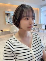 ★岡田有加★20代30代★銀座★ショート×バレイヤージュ