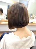 バレイヤージュ髪質改善レイヤー透明感白髪染めグレージュ中野