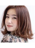 ボブ　外ハネスタイル