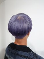ヘアーアンドメイク ベリーベリー(HAIR&MAKE berry2) Short×White　Purple