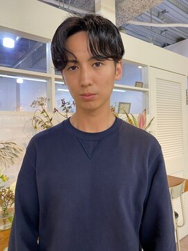 ガレージ バイ グリーン 原宿 表参道(Garage by green) 【MIIMAN】毛流れセンターパート