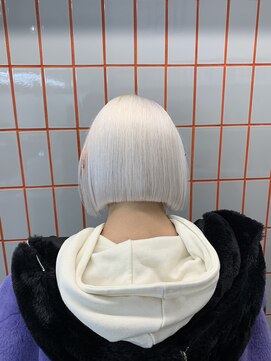 ペレ 渋谷(PELE) 切りっぱなしボブ/エアリーロング/美髪/ピンクブラウン/渋谷