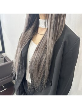 プルエクステのお店ネクスト(NEXT) #プルエクステ #ハイトーン #MIX GLAY