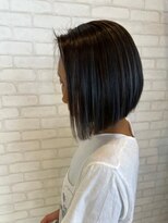 ビスイル 秋葉原店(Vis ill) 20代30代40代ストレートボブハイライト立体感ブリーチ透明感