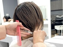 【口コミにて好評】丁寧な施術[ショート／ショートボブ/白髪ぼかし/白髪染め／オーガニックカラー]