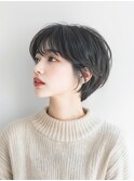 【丸みショート×ダークカラー】髪質改善/リトーノ/西大寺