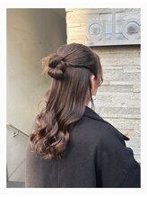 アルコ 三軒茶屋(alco)&nbsp;カチモリハーフアップ＊ alco三軒茶屋
