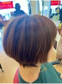 大人キレイなショートボブ