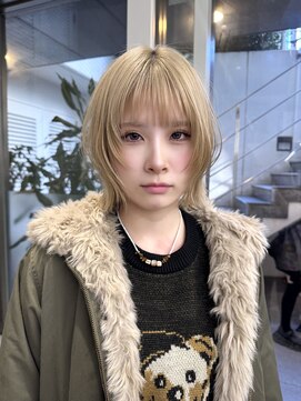 レコ 渋谷(LECO) レイヤーボブ顔周りレイヤー