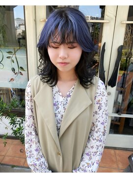 ソア(Soar) 【ネイビー×ブラック】カールスタイル☆