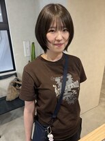 アマトラスパ(AMATORA SPA)&nbsp;オリーブベージュ×ハッシュカット