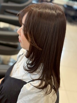 アース 南福島店(HAIR&MAKE EARTH) 顔周りレイヤーカット