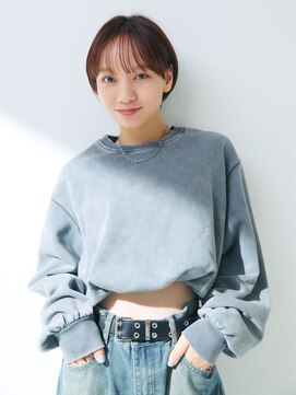 エトル バイ コムマティス 恵比寿駅前店(etre by comme Matisse) 小顔カット×透明感カラー[恵比寿駅/髪質改善/オリーブグレー]