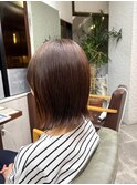 イメチェンチェリーブラウンフェミニンモードダークアッシュ