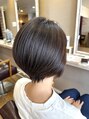 ヘアーメイクロージー 八軒店 (HAIR MAKE ROSY) 大人ショート/白髪ぼかしハイライト上品ショート/ひし形ショート