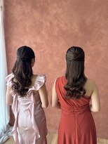 ヘアセット専門サロン by OKINAWA WATABE WEDDING 北谷店&nbsp;ハーフアップスタイル