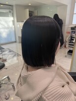 六本木美容室 白金店&nbsp;ツヤ切りっぱなしボブ