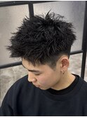 メンズショート/ツイストパーマ