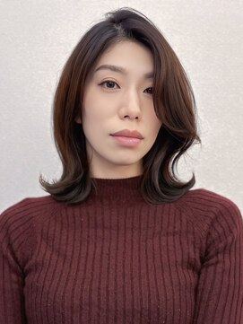 アイビー(ivy) 大人エレガントミディアム/ピンクブラウン30代40代50代