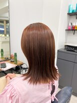 クラン(Chlan)&nbsp;肩で跳ねるロブ×オレンジベージュ