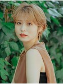 ハイトーンショート30代/40代/ウルフ/レイヤー/韓国風