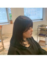 アシャ ヘアー ソリューション 神戸店(asha hair solution)&nbsp;イメチェン/ピンクベージュ/アンブレラカラー/前髪/摂津本山
