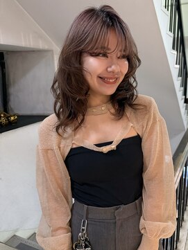 アクシス 栄店(`AXIS) イメチェン/ピンクベージュ/アンブレラカラー/前髪/栄/矢場町