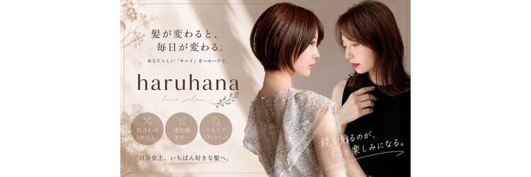 ハルハナ(haruhana)のサロンヘッダー