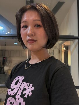 イコール ヘアー(equal hair) ミニボブ×透明感カラー