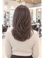 ネイヴスヘアー 香椎照葉店(Neivs Hair)&nbsp;大人セミロングレイヤー×透明感ブラウン