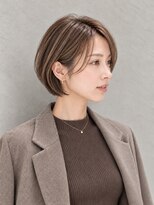 サムシング(Something.)&nbsp;大人女性_ショートボブ_白髪ぼかし