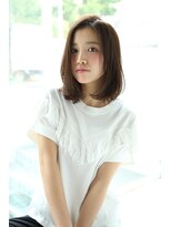 アンアミ オモテサンドウ(Un ami omotesando)&nbsp;【Un ami】モードミディアム×ミルクティーカラー　工藤　由佳