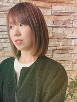 ヘア ミーツ ドレス プレローマ(HAIR meets dress pleroma)&nbsp;ナチュラルストレートボブ