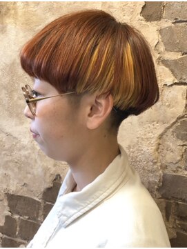 マギーヘア(magiy hair) マッシュポイントカラー［magiyhair 西部笑］