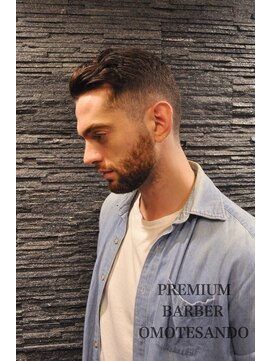プレミアムバーバー 表参道店(PREMIUM BARBER produce by HIRO GINZA) バーバースタイル  ×外国人風